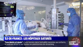 Le directeur général de l'agence de santé d'Île-de-France affirme qu'il y a "moins de 200 lits disponibles" dans le département
