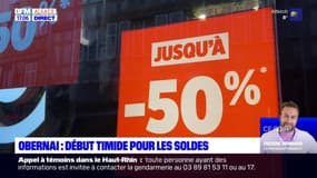 Bas-Rhin: début timide pour les soldes d'hiver à Obernai