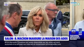 Salon-de-Provence: Brigitte Macron inaugure la Maison des ados