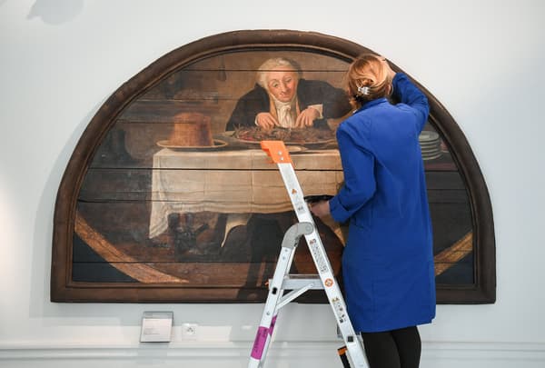 Restauration d'une œuvre du musée Carnavalet, le 20 mai 2021 Restauration d'une œuvre du musée Carnavalet, le 20 mai 2021