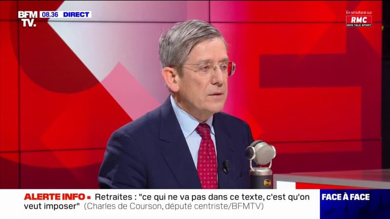 Réforme des retraites: pour Charles de Courson, Emmanuel Macron 