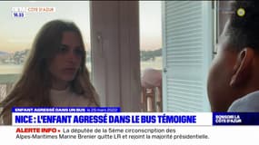 Nice: l'enfant agressé dans un bus témoigne
