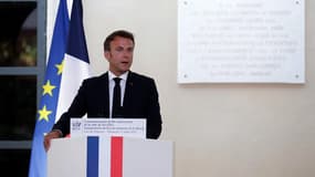 Emmanuel Macron à Pithiviers le 17 juillet 2022