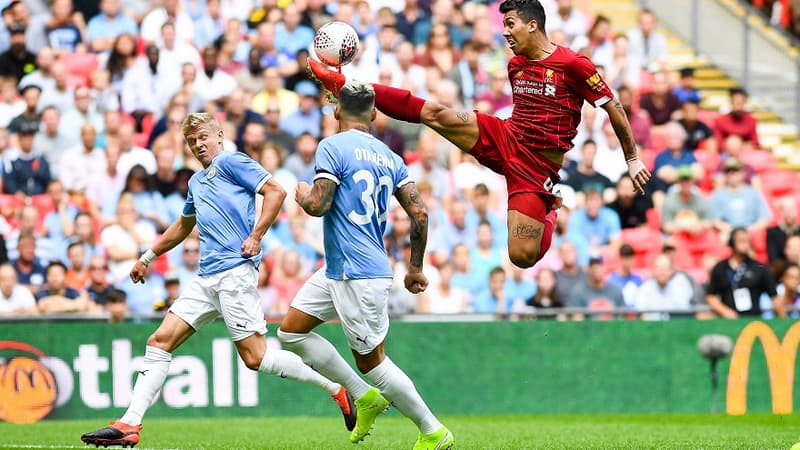 Liverpool face à Manchester City lors du Community Shield
