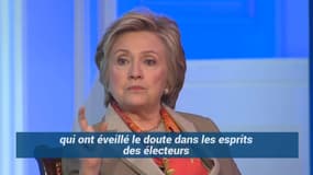 "Si l’élection avait eu lieu le 27 octobre, je serais votre Présidente", lance Clinton