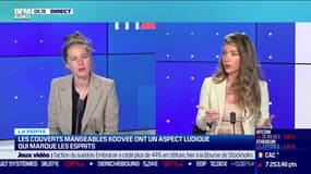 Koovee fabrique des fourchettes, cuillères et couteaux mangeables.