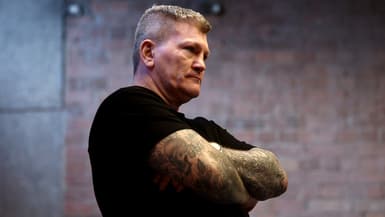 Ricky Hatton, ancien champion du monde de boxe, en mars 2025