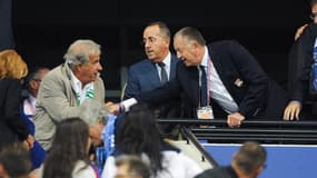 Bernard Caïazzo et Jean-Michel Aulas, en 2016