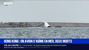 Hong Kong: un avion heurte un véhicule lors de son atterrissage avant de s'abîmer en mer, faisant deux morts