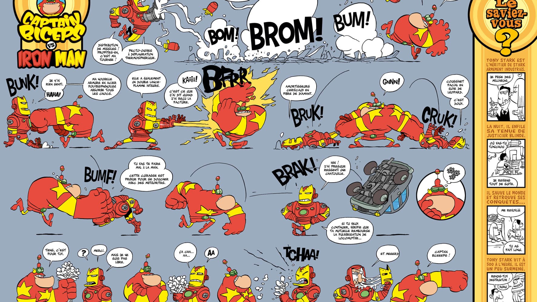 Iron Man par Zep et Tébo Iron Man par Zep et Tébo
