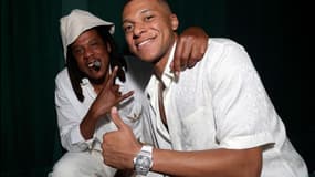 Kylian Mbappé avec Jay-Z
