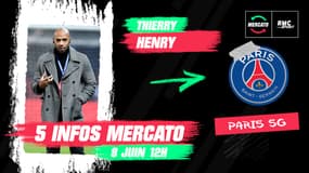 Neymar, Rice, Henry... Les 5 infos mercato du 8 juin à la mi-journée 