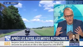 Après les voitures, les motos autonomes