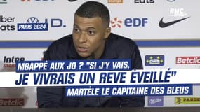 Paris 2024 :  Mbappé aux JO ? "Si j'y vais, je vivrais un rêve éveillé", réaffirme le capitaine des Bleus