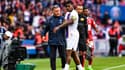 Christophe Galtier avec Presnel Kimpembe, à Paris le 10 septembre 2022