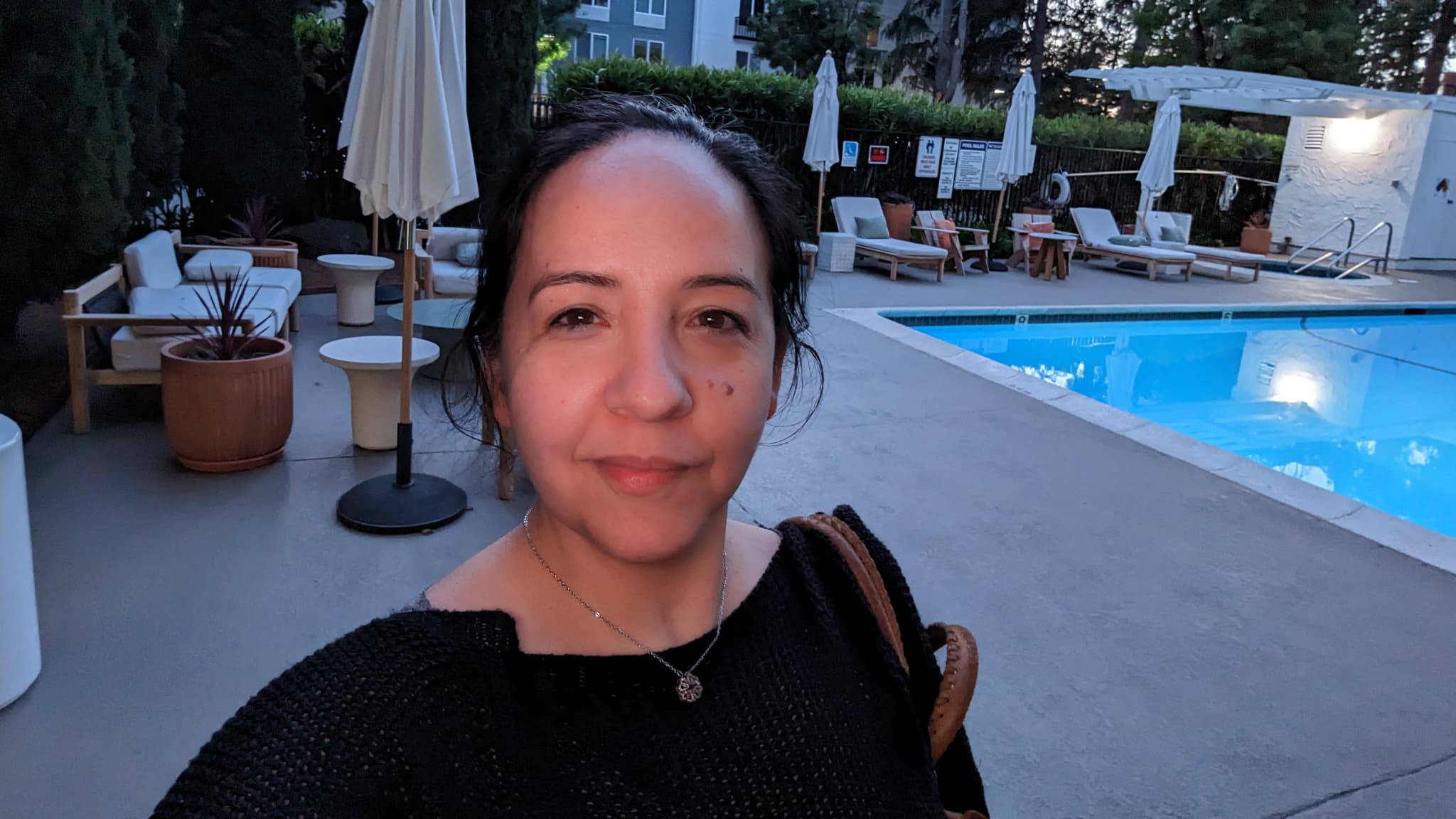 Photo prise en selfie au Google Pixel 7a