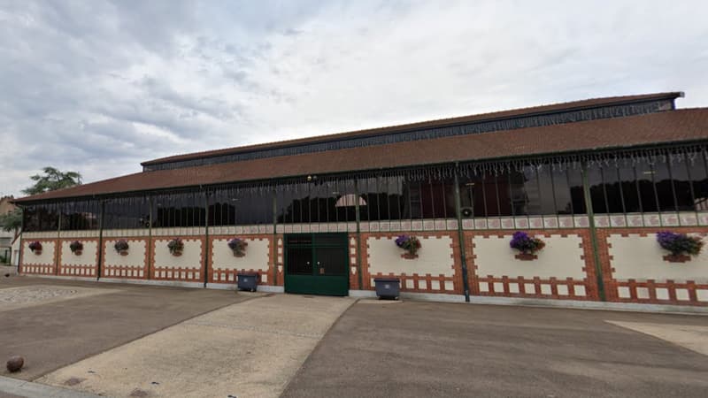 Le marché couvert de Migennes (Yonne)