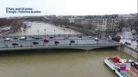 Crue à Paris : de nouvelles images par drone montrent l'ampleur des inondations