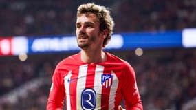 Antoine Griezmann avec l'Atlético de Madrid en février 2024