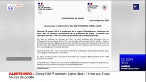 Paris: 325 mises à l'abri boulevard de la Villette