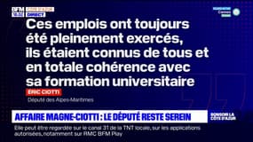 Affaire Magne-Ciotti: enquête préliminaire ouverte, Eric Ciotti se défend