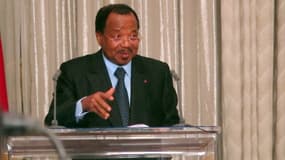 Le président du Cameroun Paul Biya, le 19 avri 2013