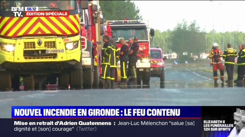 Nouvel incendie en Gironde: le feu contenu après avoir ravagé plus de 100 hectares