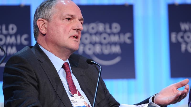 Paul Polman, ici au Forum économique mondial de Davos, met en garde le gouvernement français