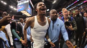 Ja Morant lors du match Pelicans-Grizzlies, le 19 décembre 2023 en NBA