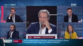 "Il faudra lui mettre une vieille K7 de moi!": quand Jean-Jacques Bourdin plaisante sur la naissance d'une (très) jeune auditrice