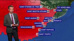 Météo Côte d’Azur: un début de semaine ensoleillé et chaud, 30°C à Grasse 