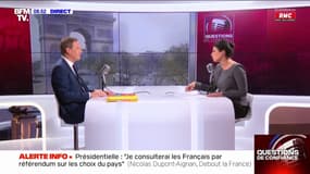 Dupont-Aignan : "Les Français, j'ai envie de les secouer parce que je les aime"