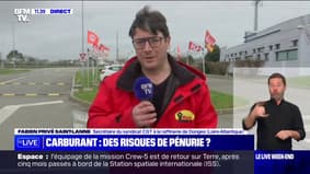 Fabien Privé Saint-Lanne (CGT) : "L'intersyndicale a reconduit la grève à la raffinerie de Donges jusqu'à jeudi 21 heures"