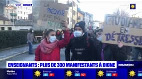 Grève des enseignants: plus de 300 manifestants à Digne