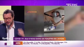 Les histoires de Charles Magnien : Covid-19, elle s'isole dans les toilettes de l'avion - 03/01