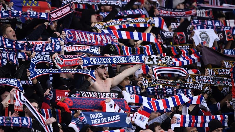 Des supporters parisiens