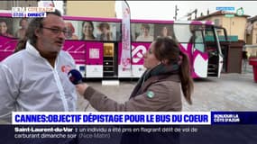 Cannes: objectif dépistage pour le Bus du Coeur