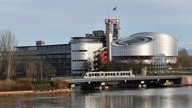 La Cour européenne des droits de l'Homme à Strasbourg.