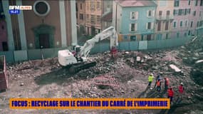 FOCUS : Recyclage sur le chantier du carré de l'imprimerie 