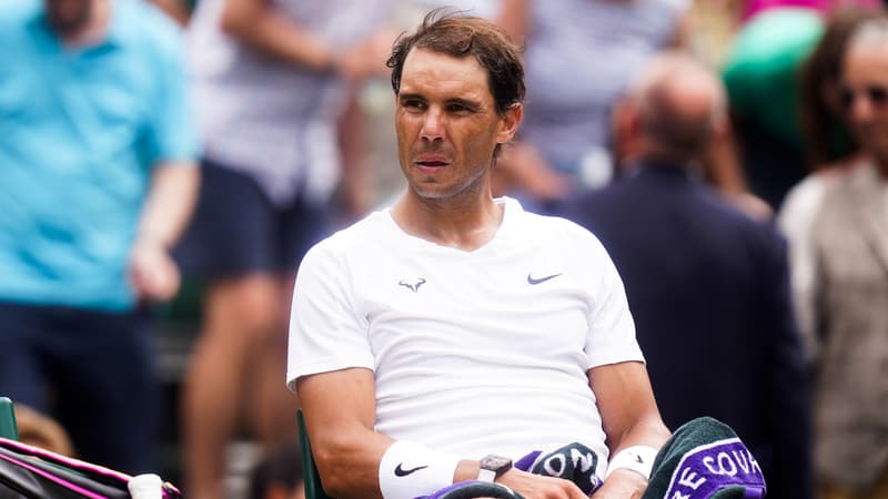 Wimbledon: touché aux abdos, Nadal ne sait pas s'il pourra affronter Kyrgios en demi-finale