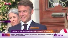 Emmanuel Macron simple spectateur du projet de loi de finances