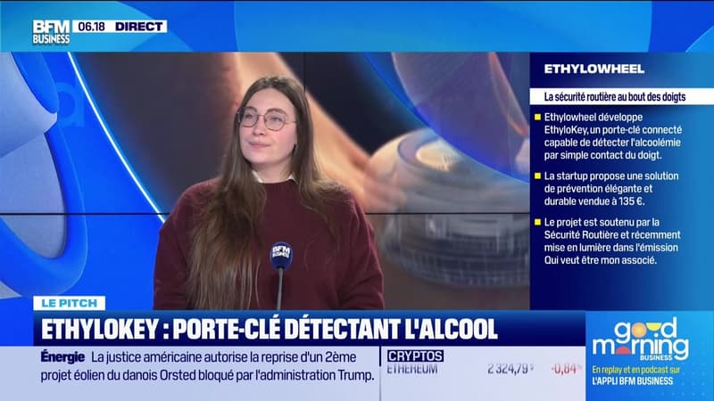 Le Pitch : Ethylowheel détecte l'alcool par la peau - 03/02