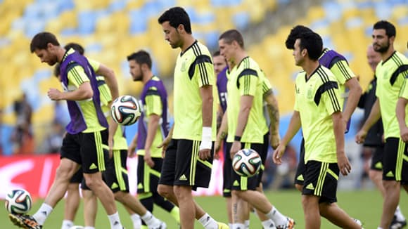 Les Espagnols sont attendus au tournant face au Chili mercredi. Les Espagnols sont attendus au tournant face au Chili mercredi.