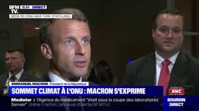 Climat: pour Emmanuel Macron, "chacun a sa part à prendre, en tant que consommateur, en tant qu'investisseur"
