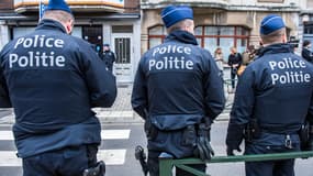Policiers belges.