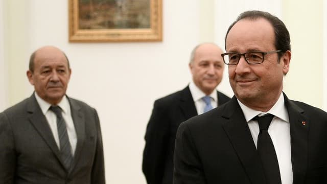 Vladimir Poutine accueillait François Hollande à Moscou le 26 novembre 2015.