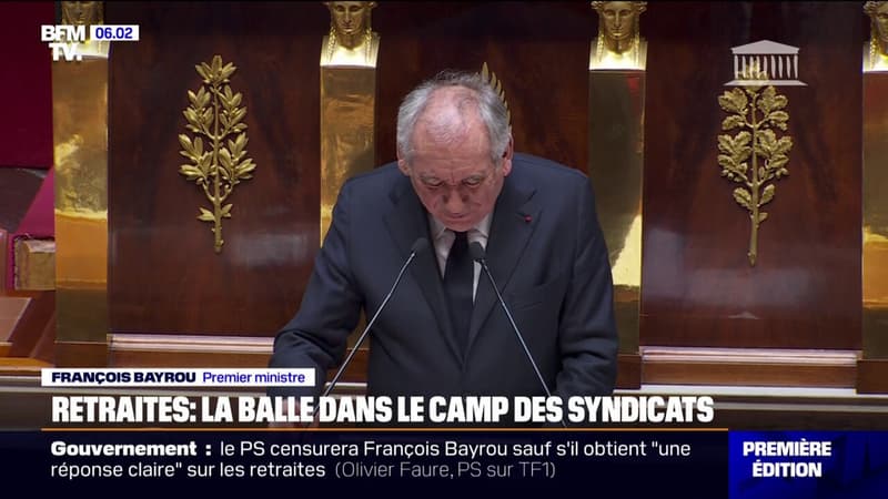 Retraites: François Bayrou donne trois mois aux partenaires sociaux pour rediscuter la réforme