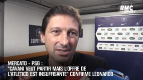 Mercato-PSG : « Cavani veut partir mais l’offre de l’Atlético est insuffisante » confirme Leonardo 
