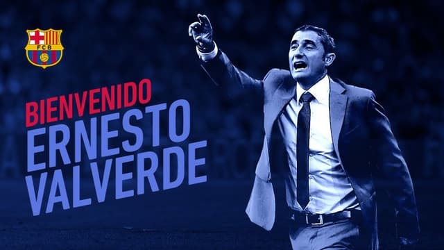 Ernesto Valverde entraîneur du Barça