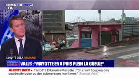 Cyclone Dikeledi à Mayotte: "pas de victime" constatée pour le moment, déclare Manuel Valls